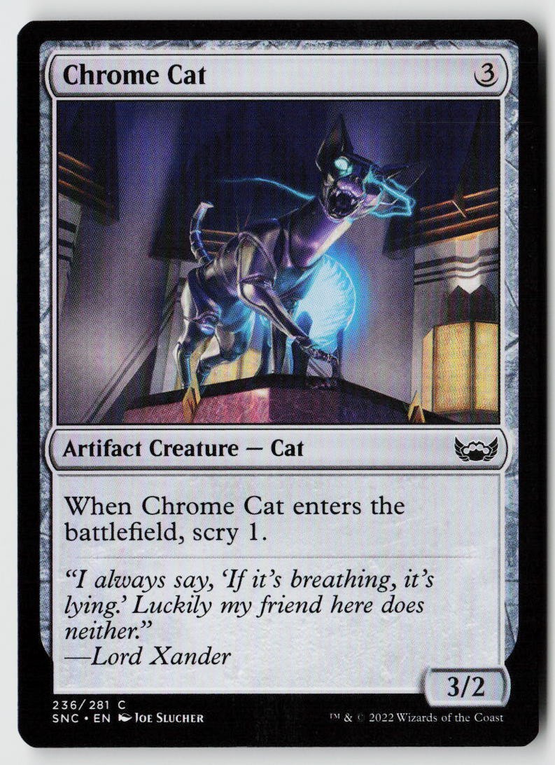 Streets of New Capenna #236 Chrome Cat