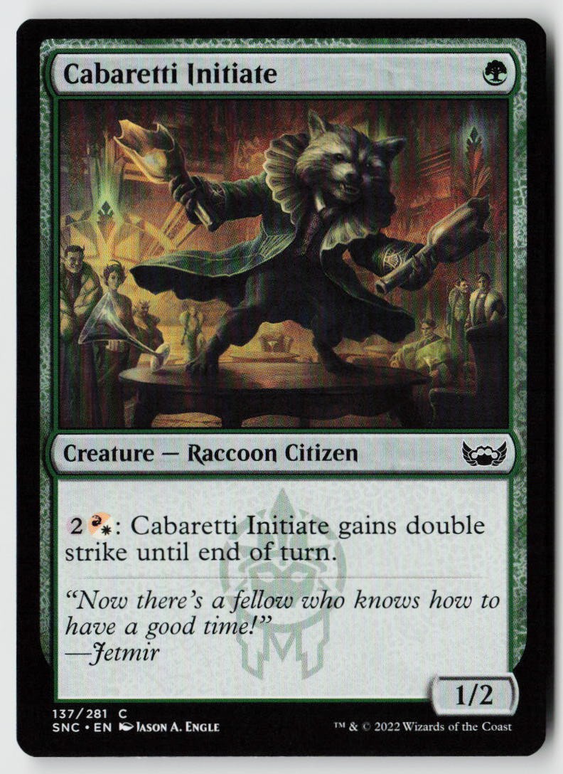 Streets of New Capenna #137 Cabaretti Initiate