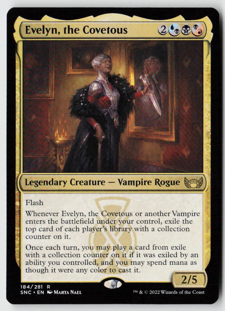 Streets of New Capenna #184 Evelyn, the Covetous