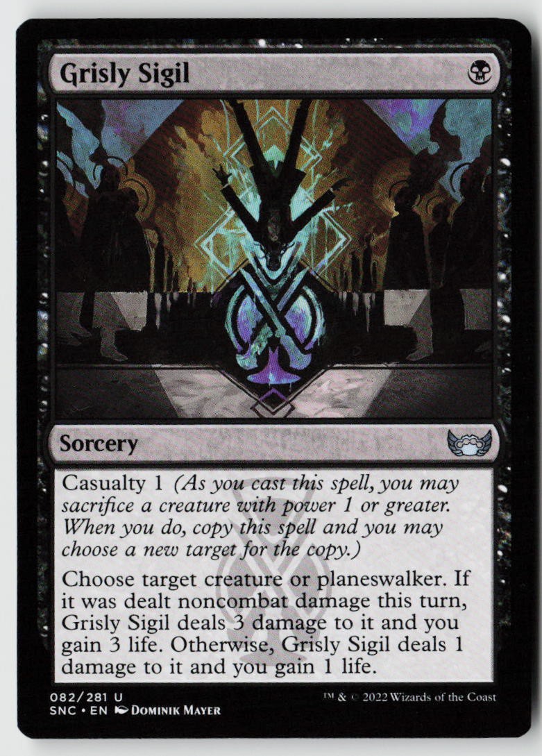 Streets of New Capenna #82 Grisly Sigil