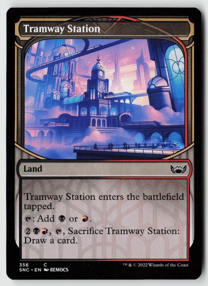 Streets of New Capenna #356 Tramway Station (Showcase)