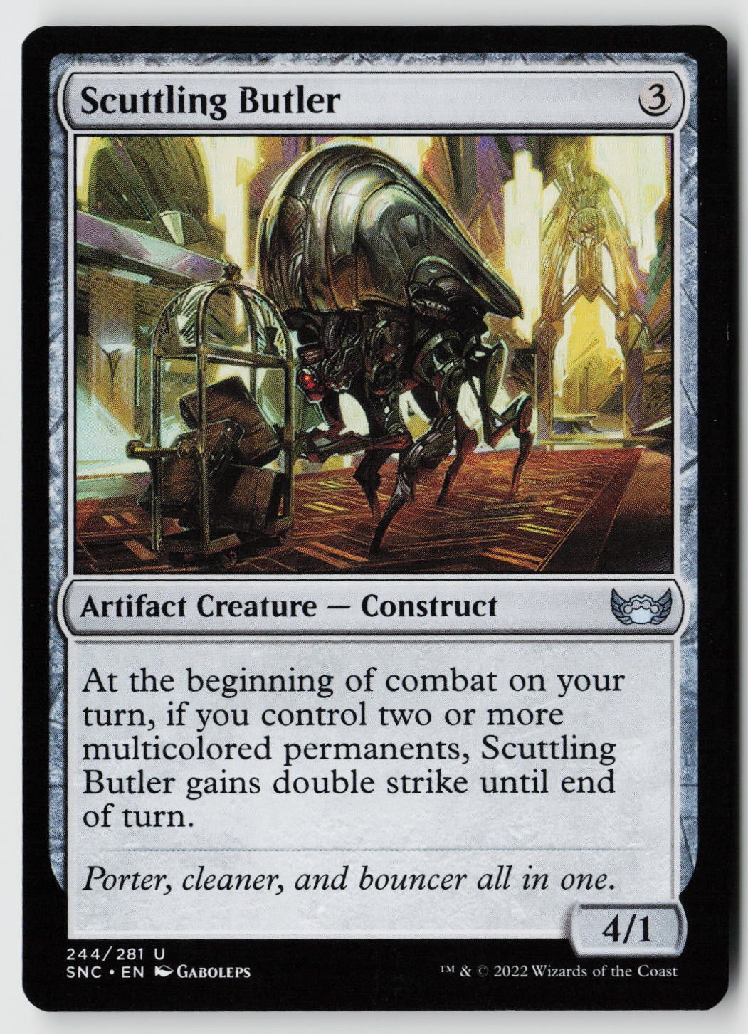 Streets of New Capenna #244 Scuttling Butler