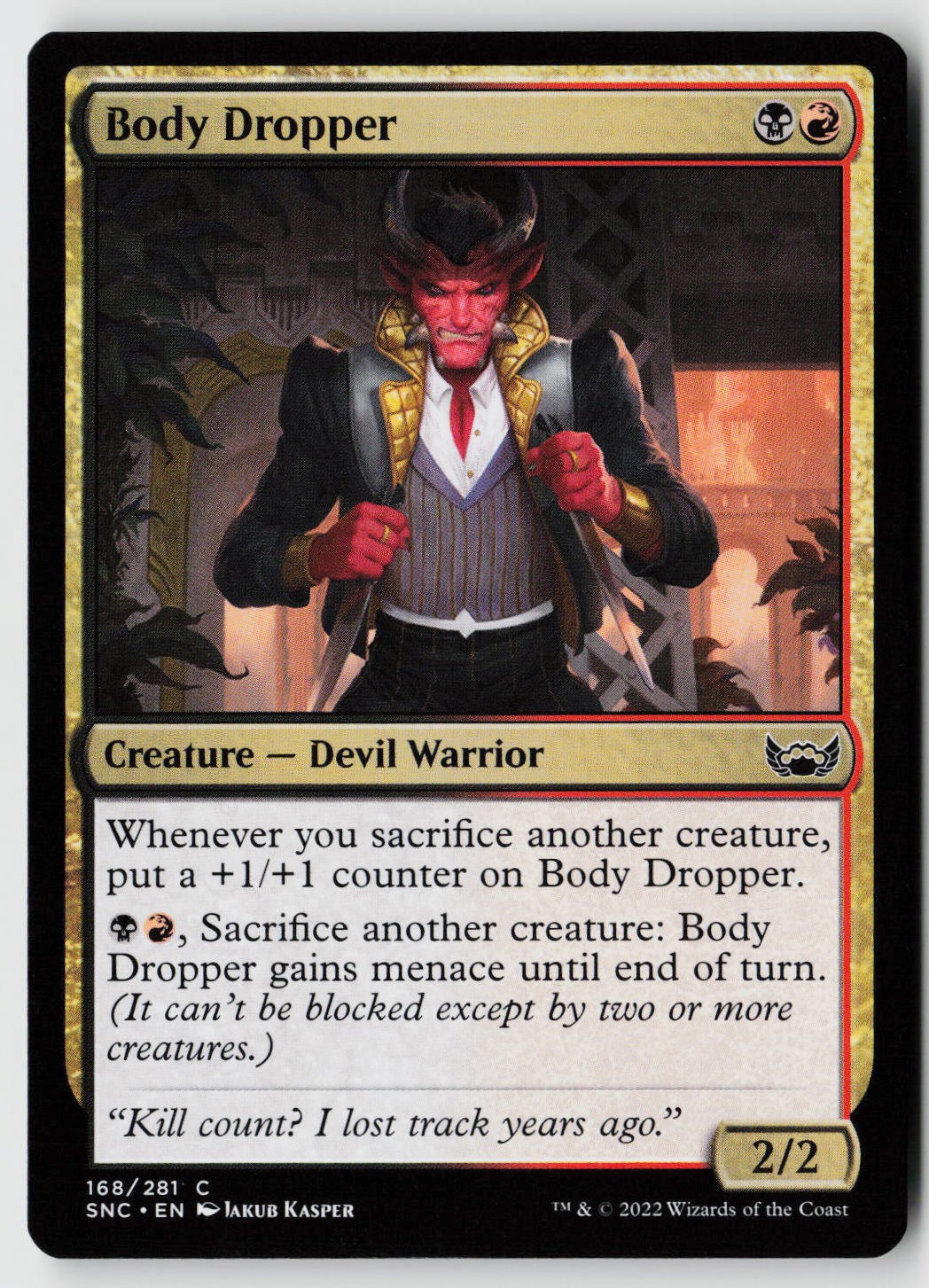Streets of New Capenna #168 Body Dropper