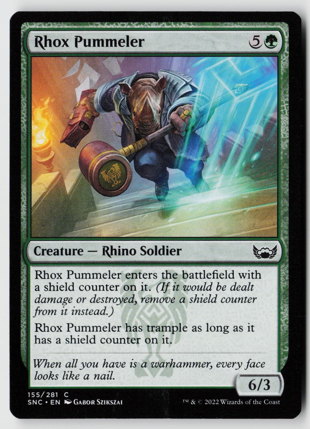 Streets of New Capenna #155 Rhox Pummeler