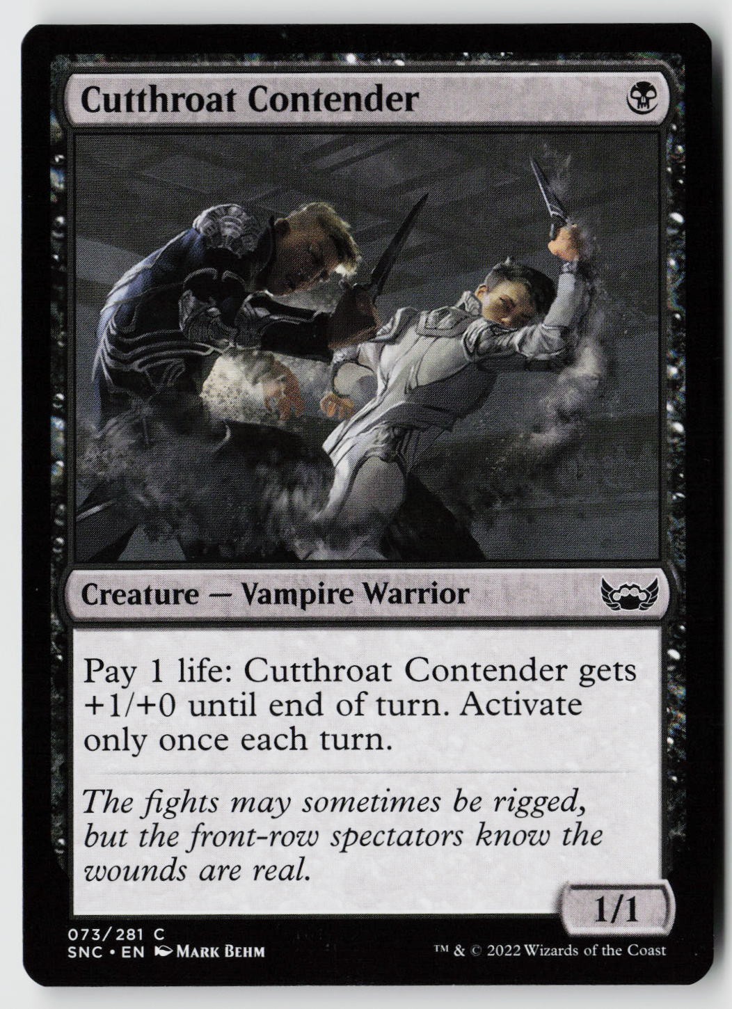 Streets of New Capenna #73 Cutthroat Contender