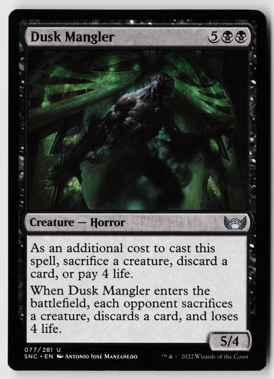 Streets of New Capenna #77 Dusk Mangler
