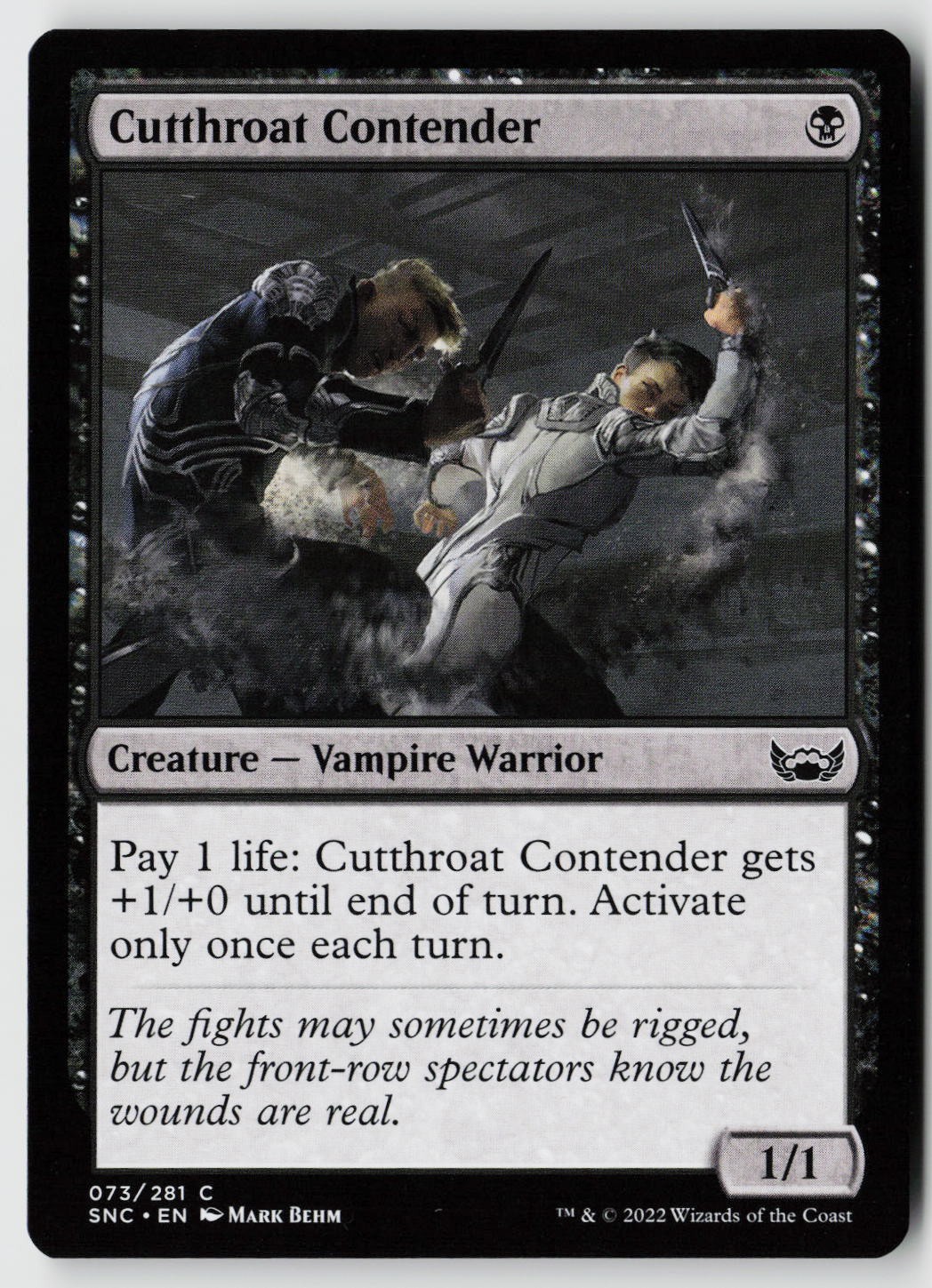 Streets of New Capenna #73 Cutthroat Contender