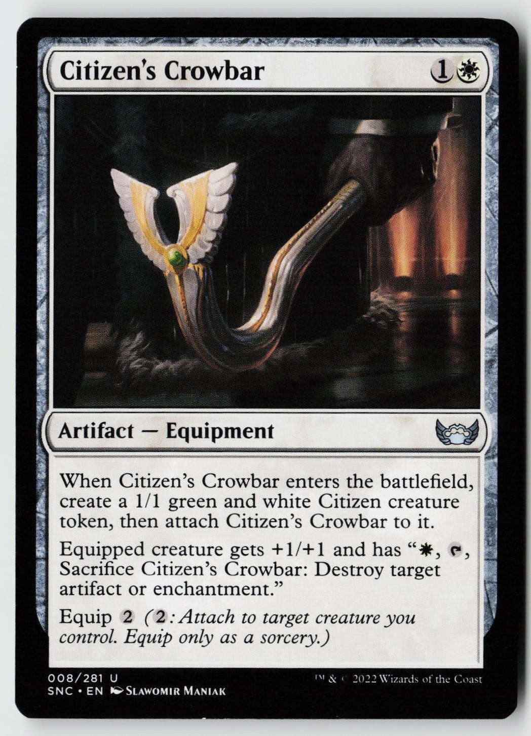 Streets of New Capenna #8 Citizen's Crowbar