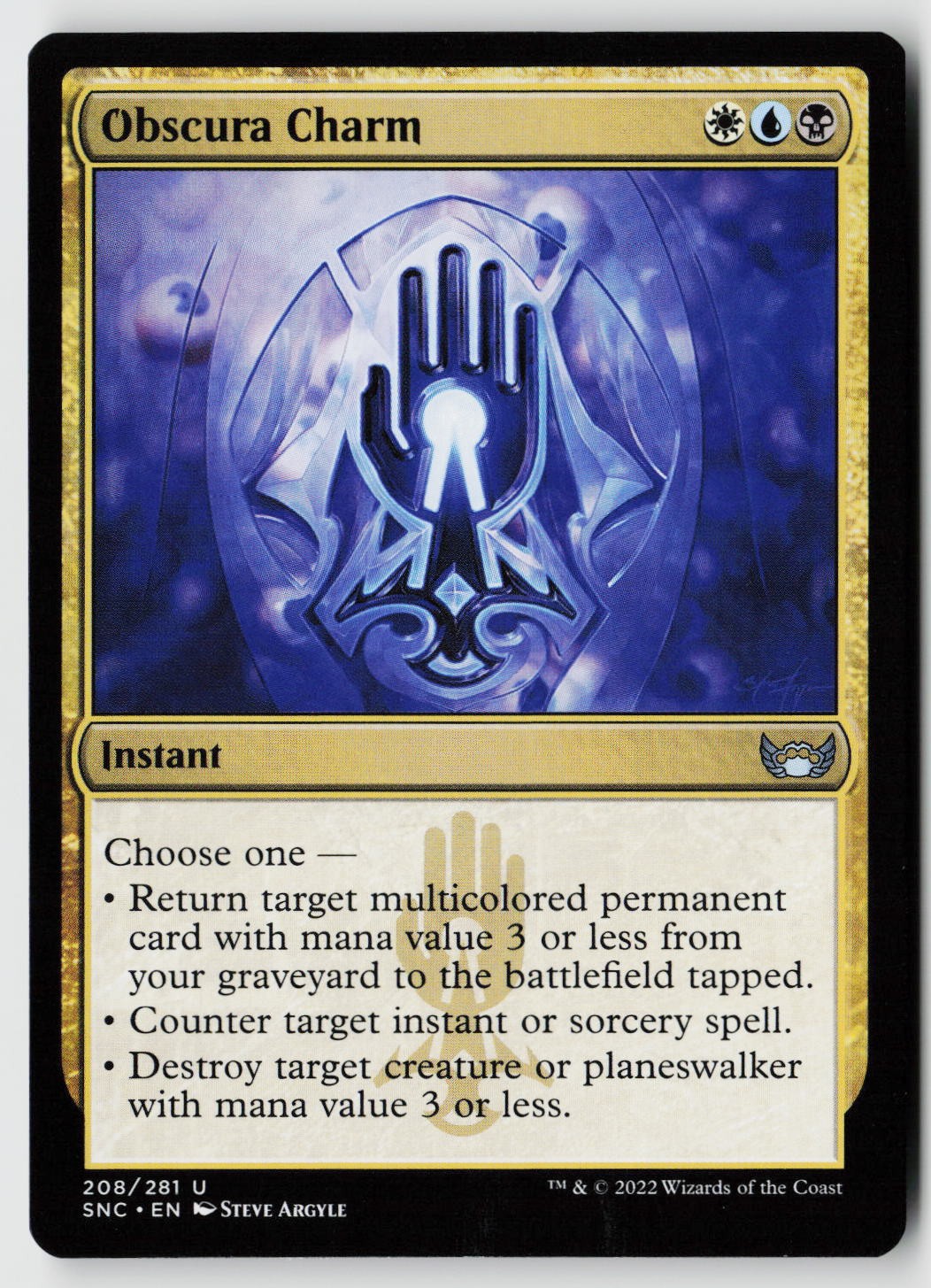 Streets of New Capenna #208 Obscura Charm