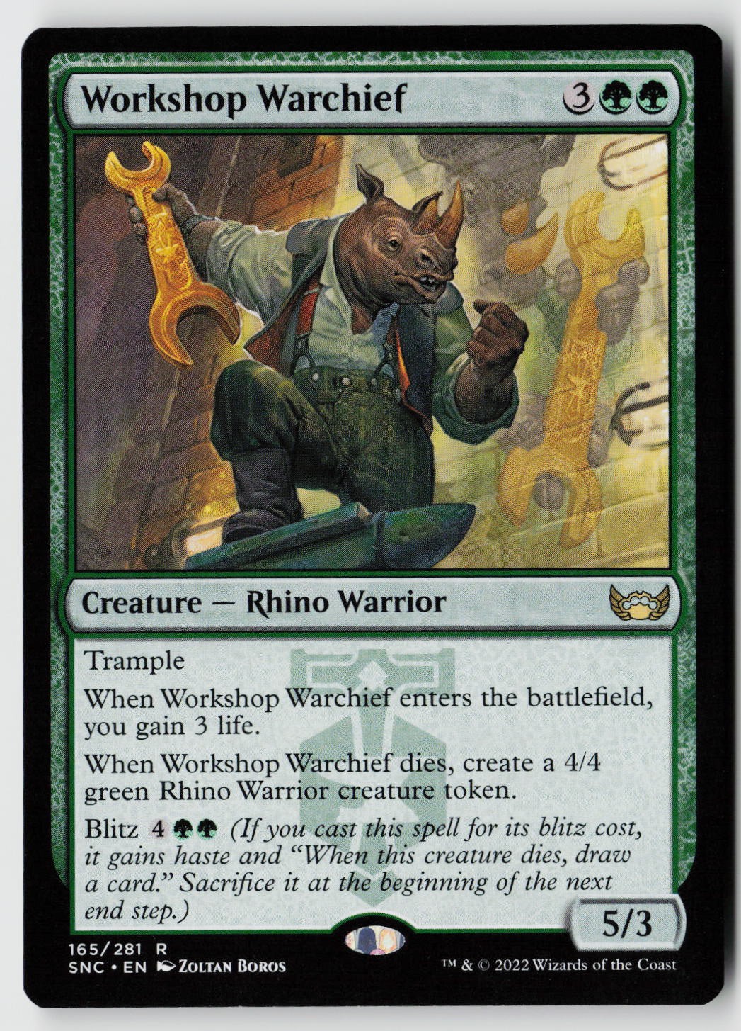 Streets of New Capenna #165 Workshop Warchief