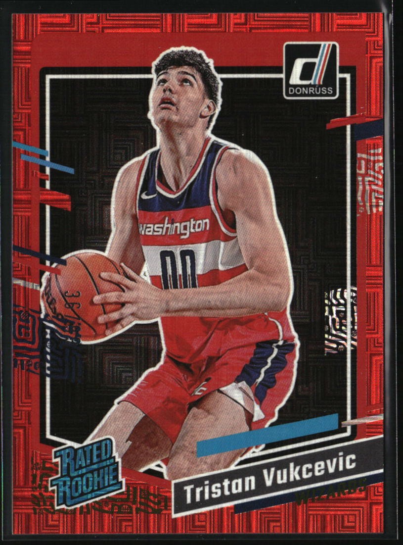 2023-24 Donruss Tristan Vukcevic Choice Red Rookie #/99