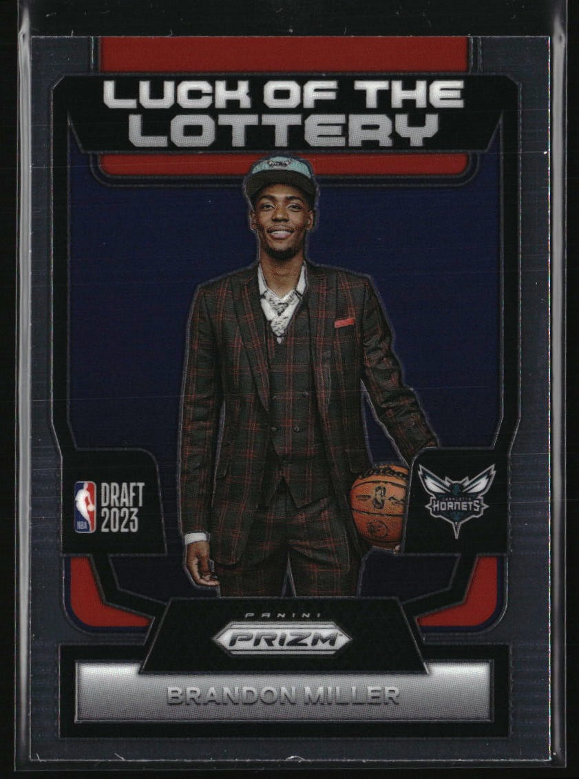 2023-24 Panini Prizm #13 Brandon Miller Luck of the Lottery