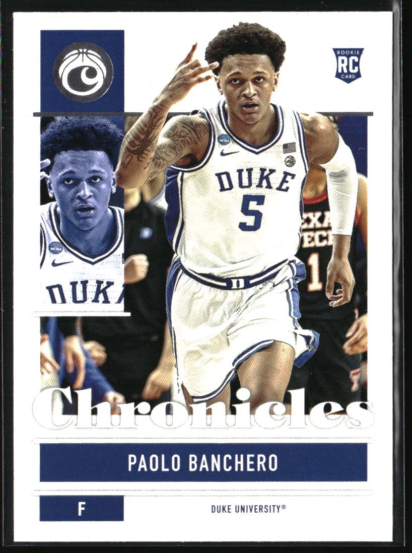 2022 Panini Chronicles Draft Picks #2 Paolo Banchero RC