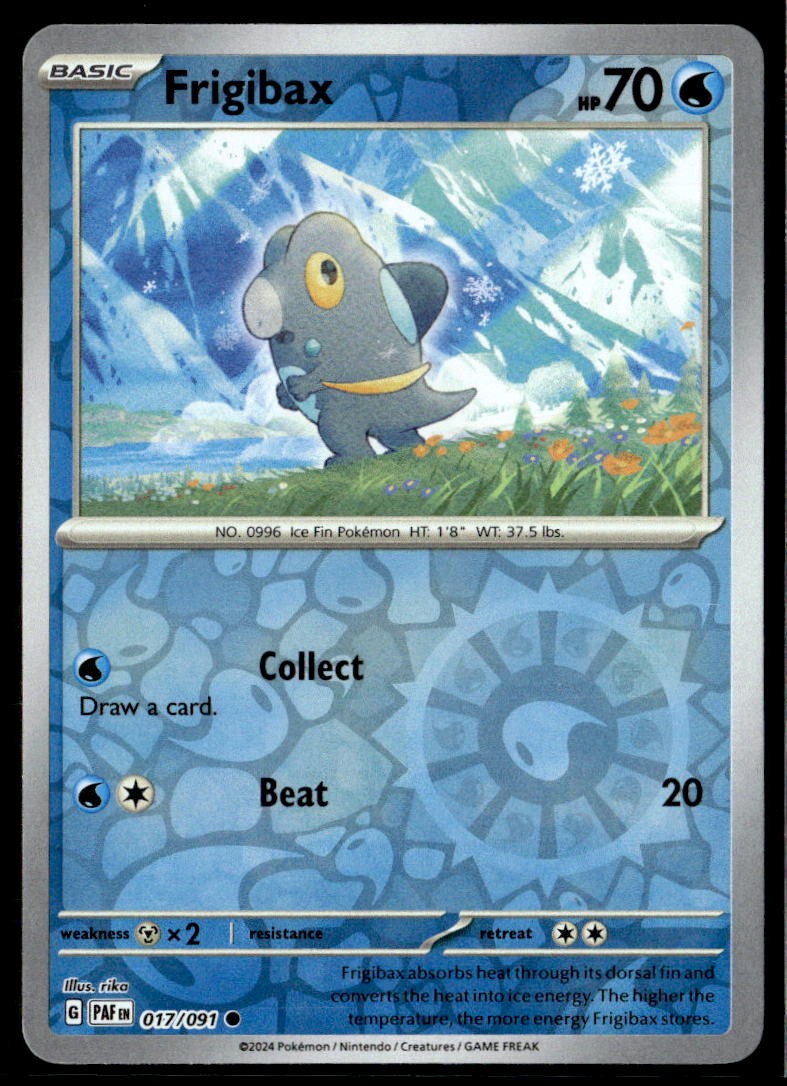 SV: Paldean Fates #017/091 Frigibax Reverse Holofoil