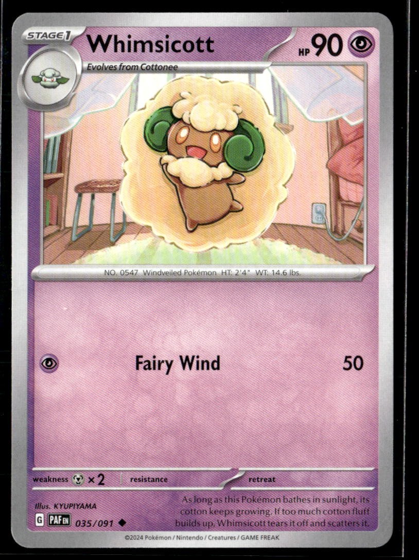 SV: Paldean Fates #035/091 Whimsicott