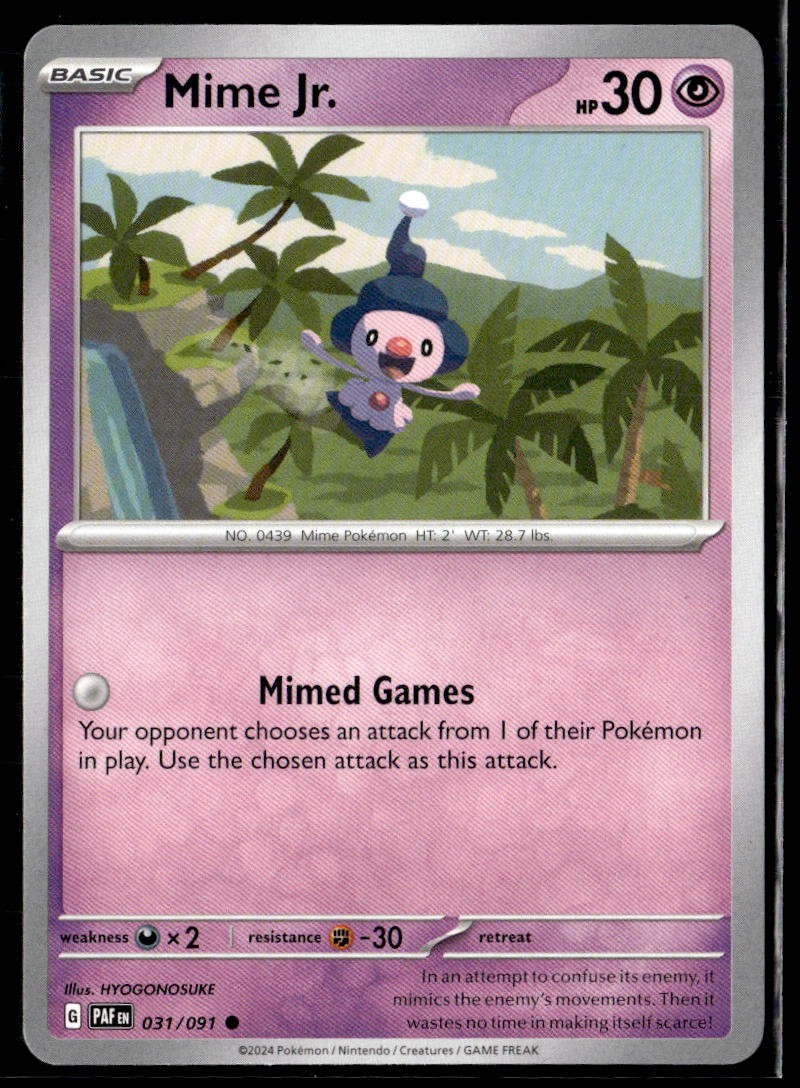SV: Paldean Fates #031/091 Mime Jr.