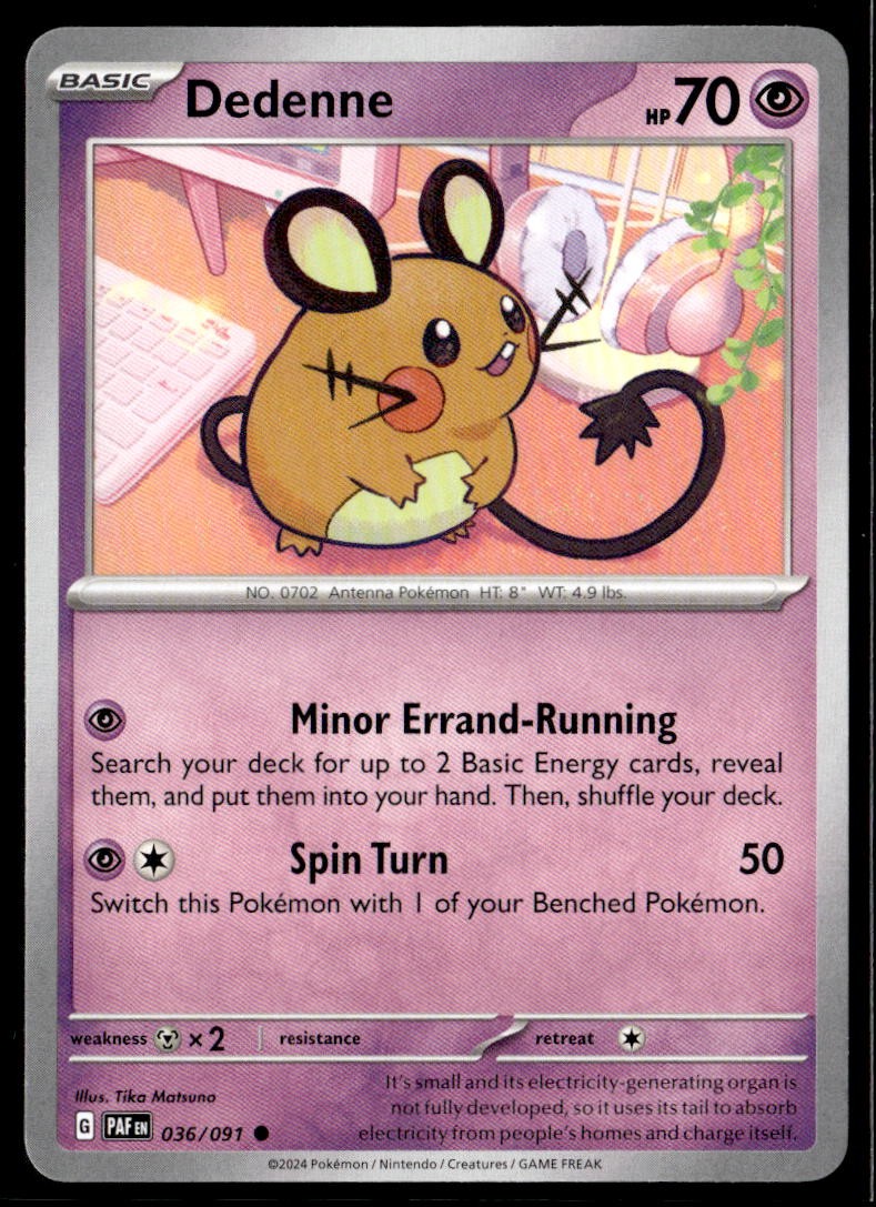 SV: Paldean Fates #036/091 Dedenne