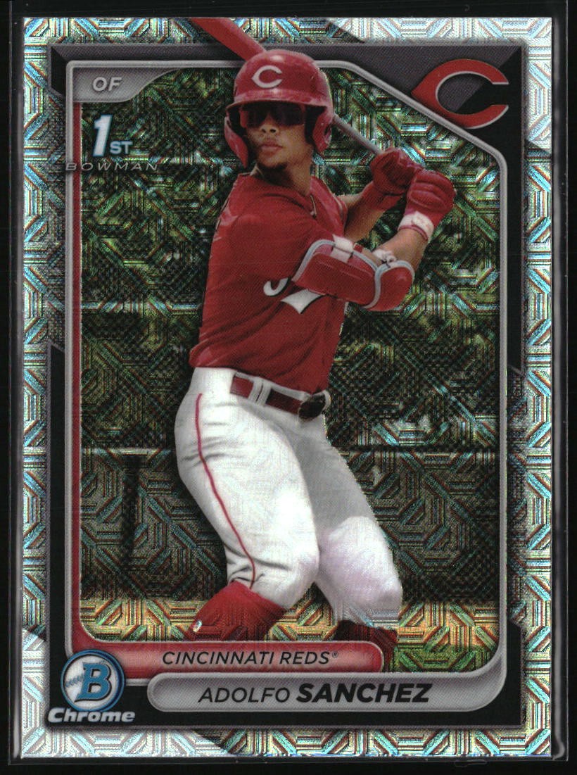 2024 Bowman Chrome #BCP-252 Adolfo Sanchez Prospects Mojo Refractors