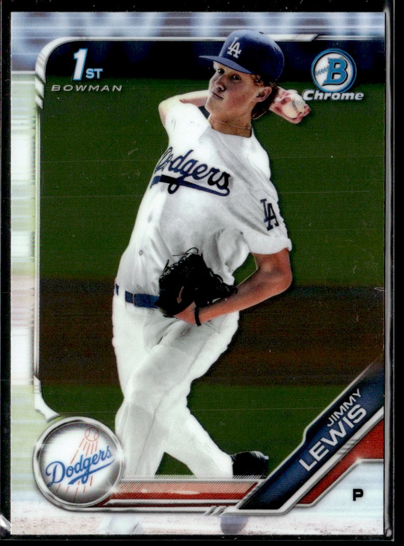 2019 Bowman Draft Jimmy Lewis Chrome