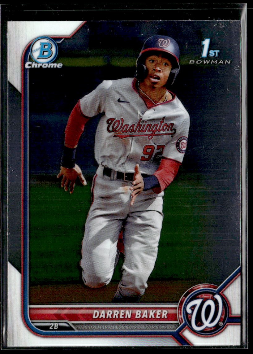 2022 Bowman Darren Baker Chrome Prospects