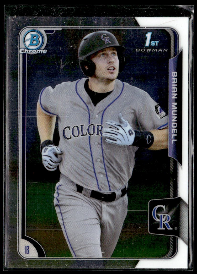 2015 Bowman Draft Brian Mundell Chrome