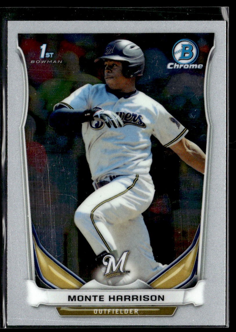 2014 Bowman Draft Monte Harrison Chrome
