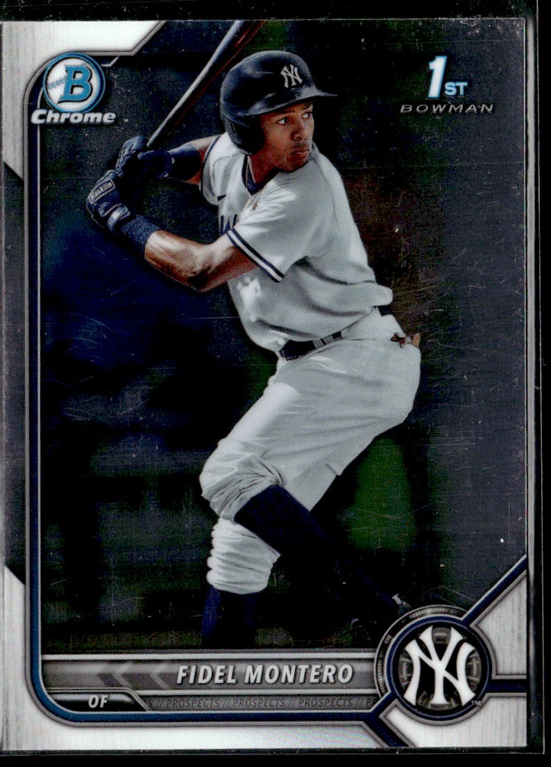 2022 Bowman Fidel Montero Chrome Prospects