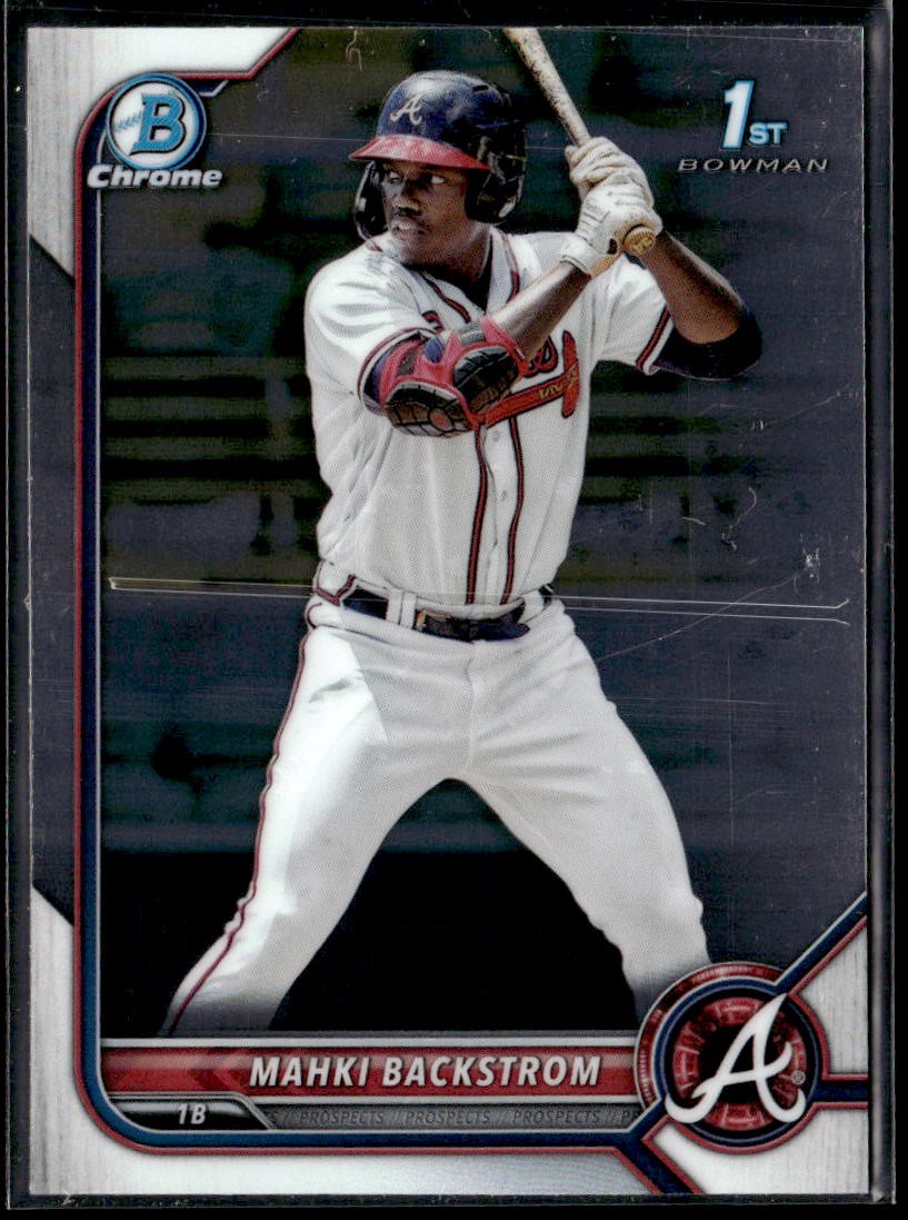 2022 Bowman Mahki Backstrom Chrome Prospects
