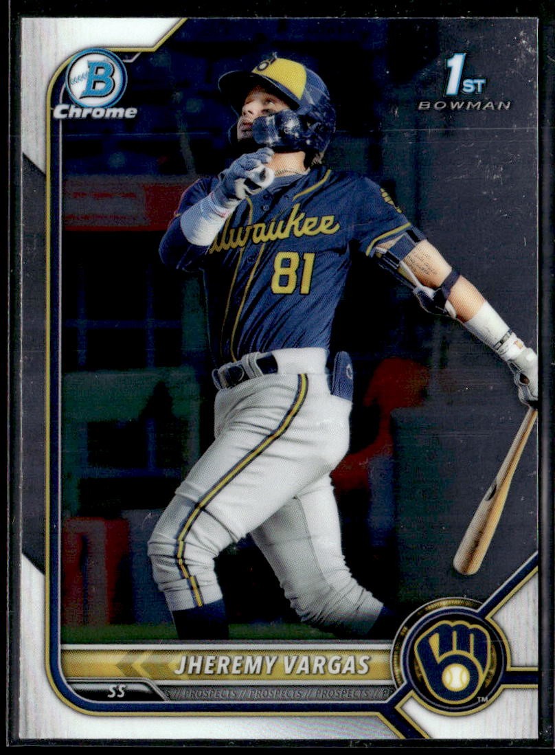 2022 Bowman Jheremy Vargas Chrome Prospects