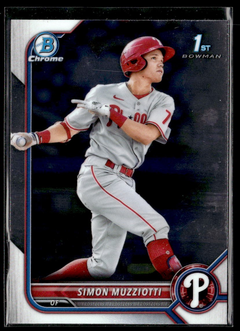 2022 Bowman Simon Muzziotti Chrome Prospects