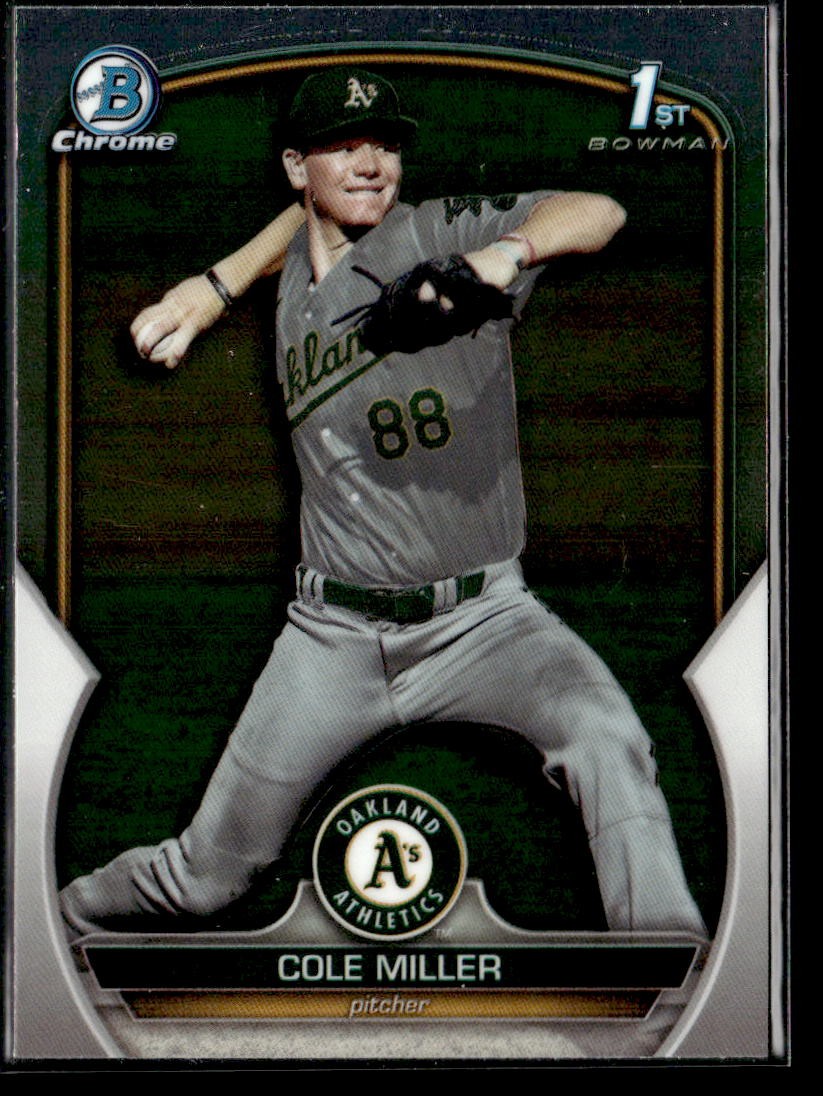 2023 Bowman Draft Cole Miller Chrome