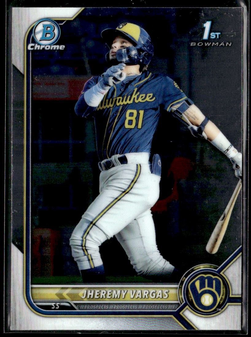 2022 Bowman Jheremy Vargas Chrome Prospects