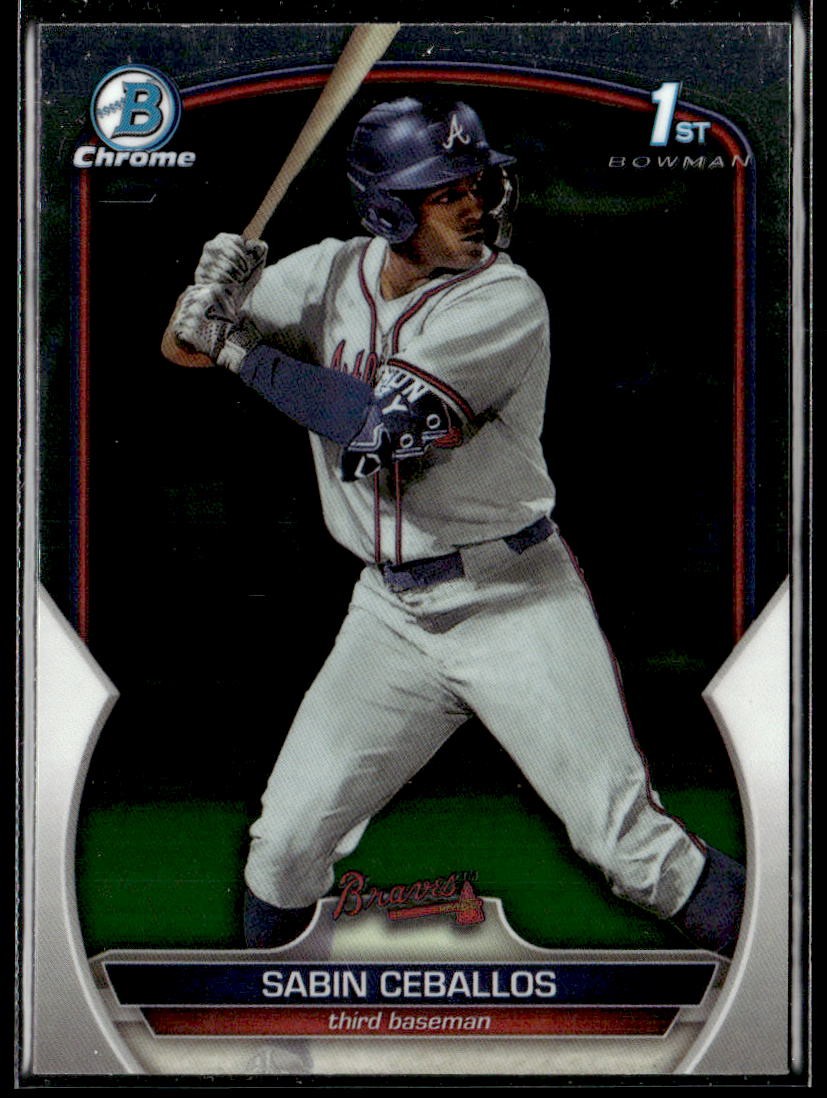2023 Bowman Draft Sabin Ceballos Chrome