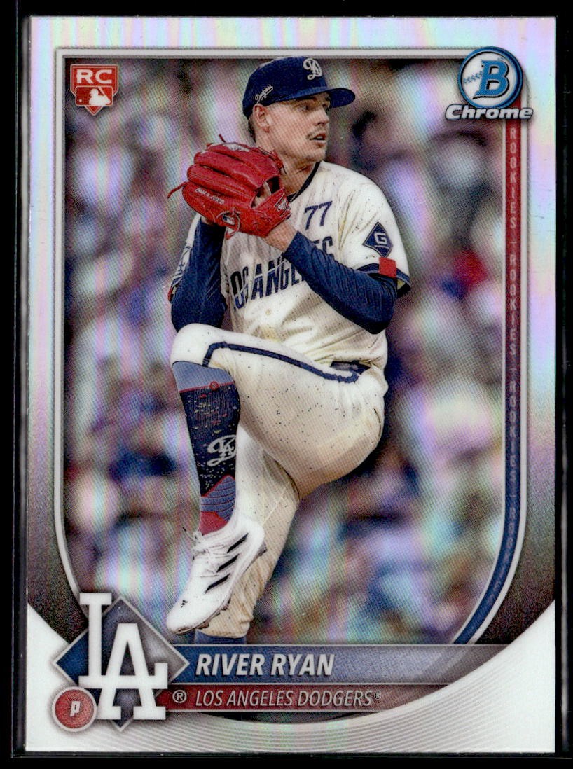 2025 Bowman #69 River Ryan Bowman Chrome Red Rookie Logo