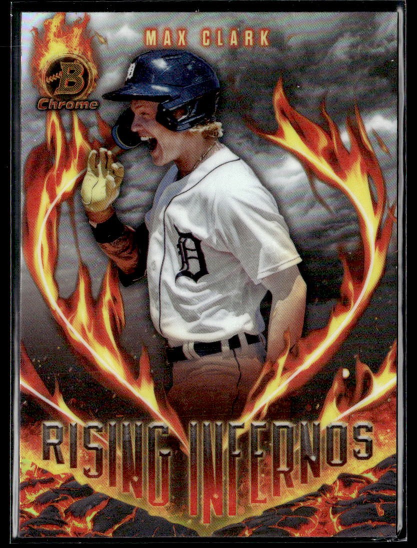 2024 Bowman #RI-8 Max Clark Rising Infernos