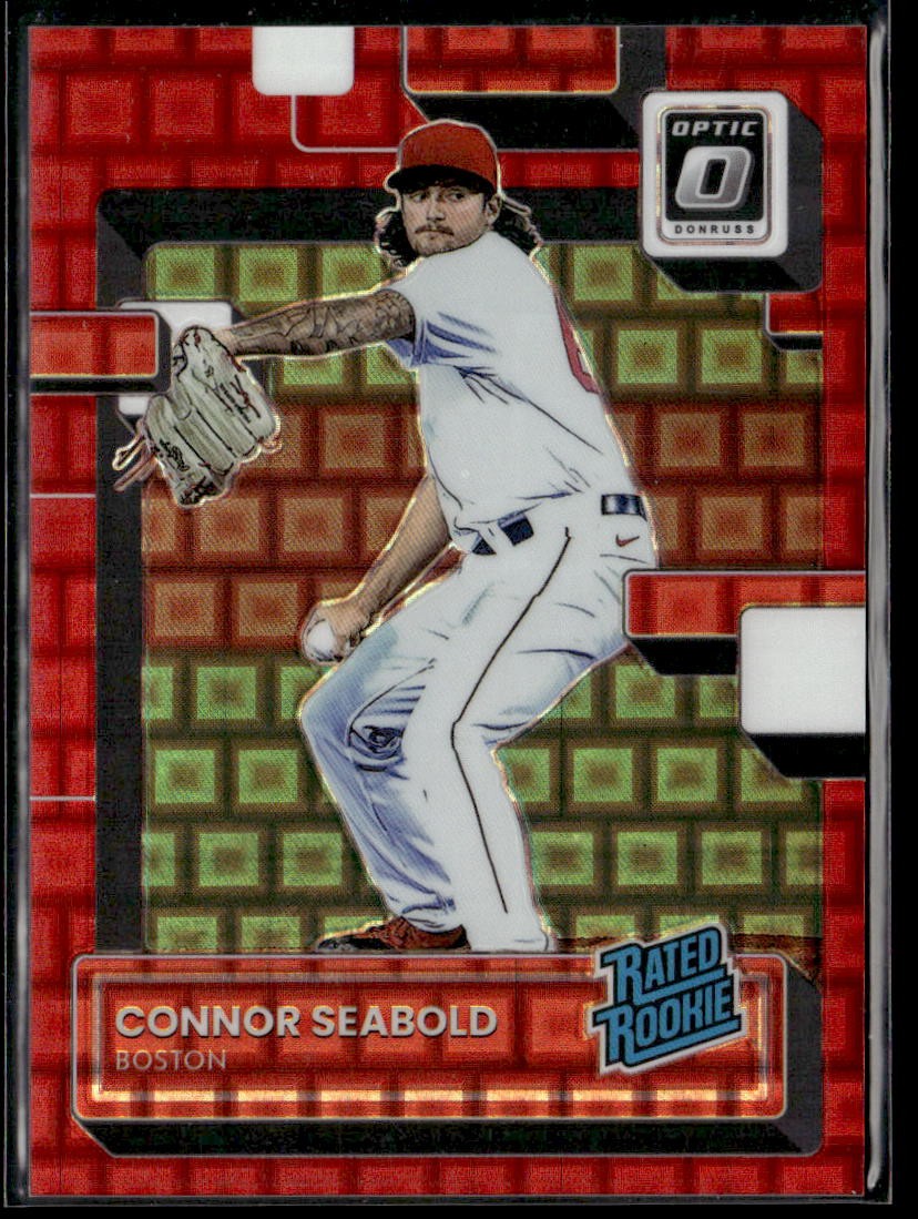 2022 Donruss Optic #59 Connor Seabold Pandora Red Prizm #/99