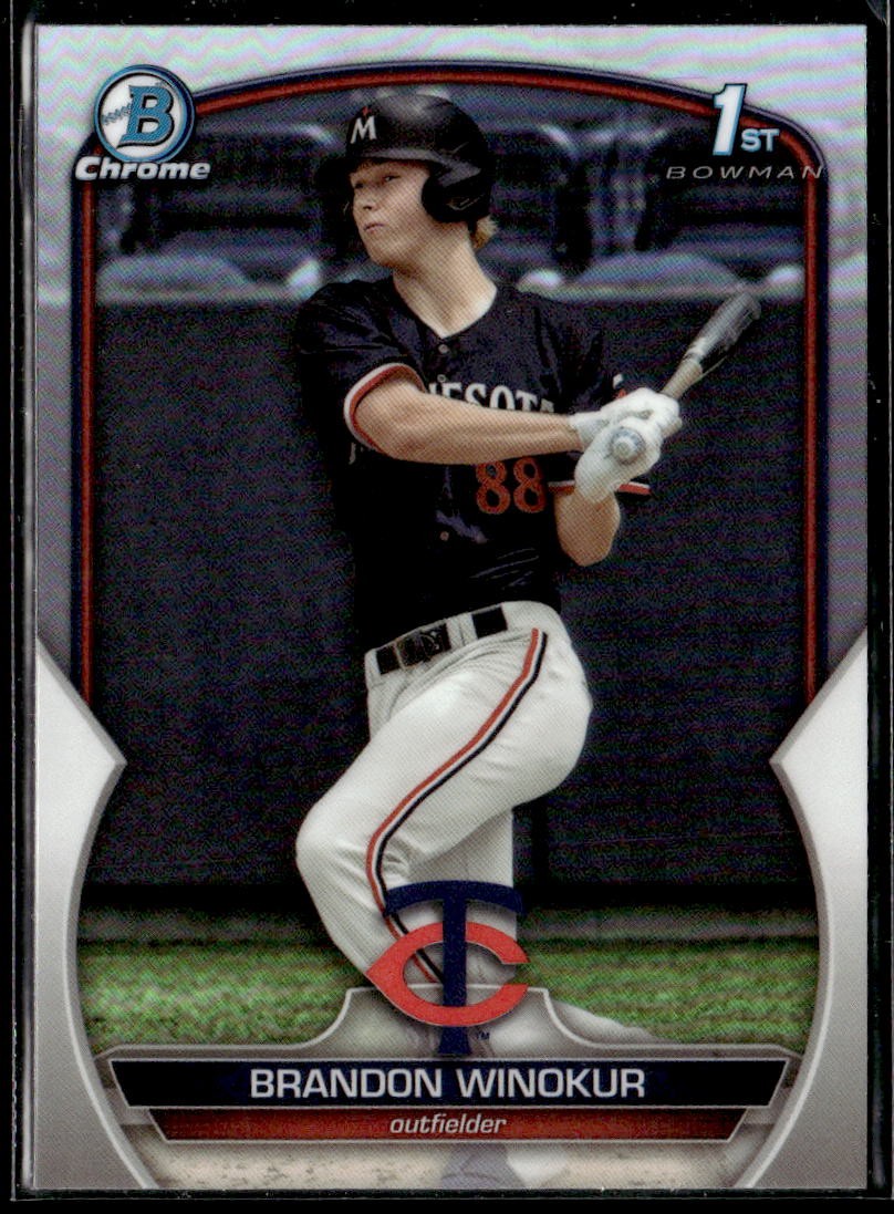 2023 Bowman Draft #BDC-69 Brandon Winokur Chrome Refractor