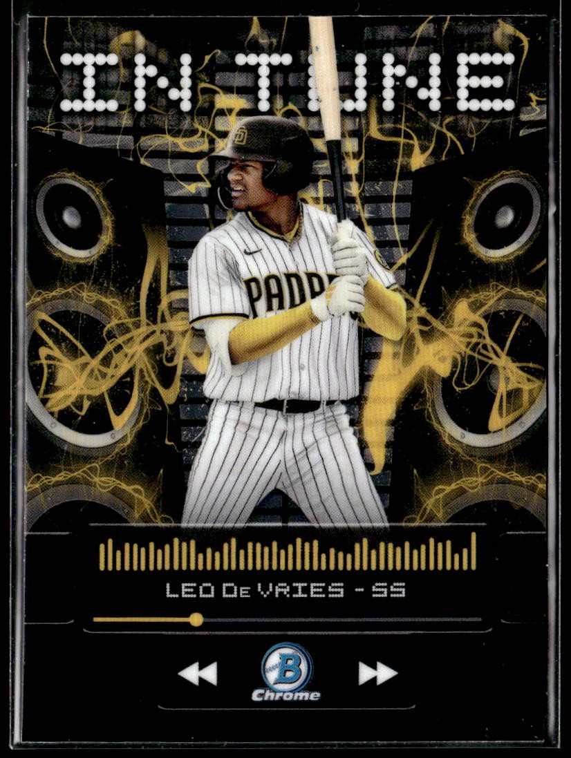 2024 Bowman Draft #IT-11 Leo De Vries In Tune