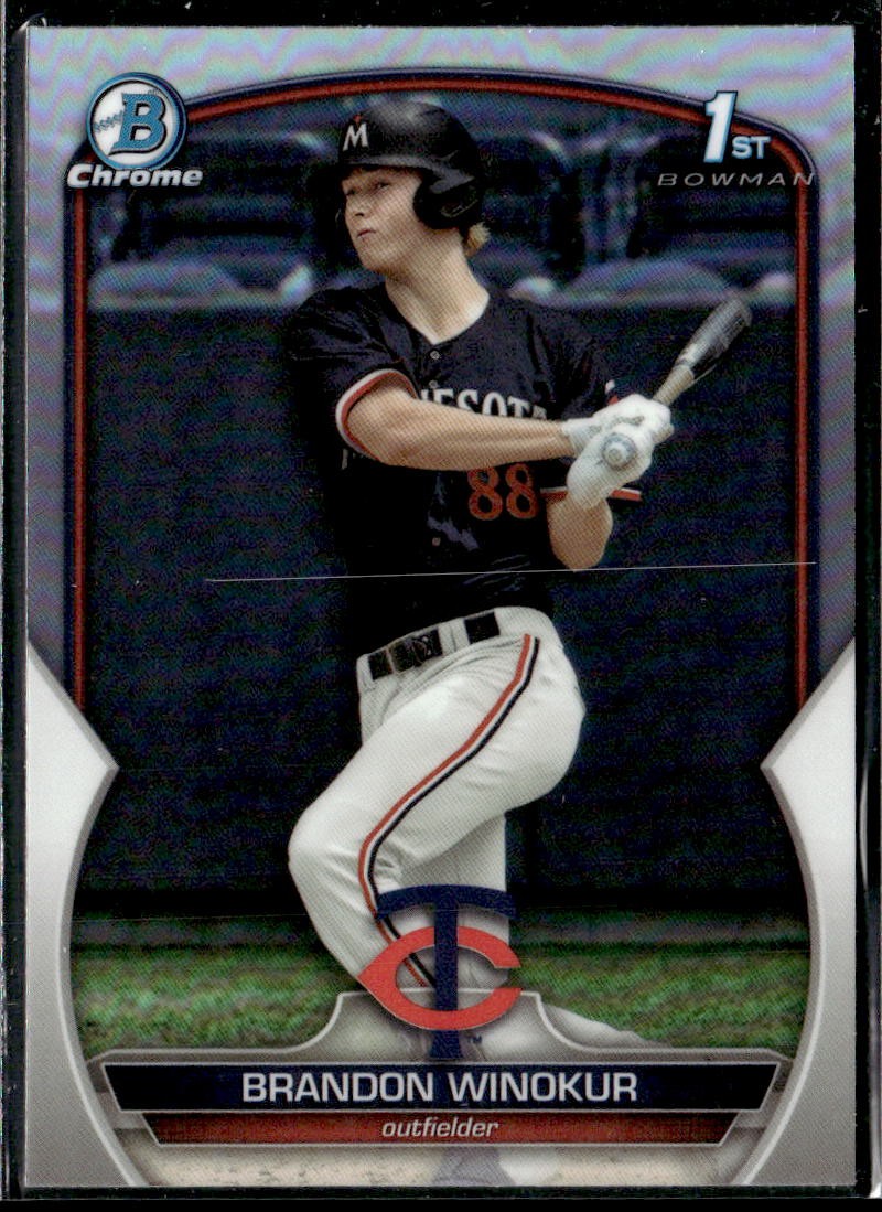 2023 Bowman Draft #BDC-69 Brandon Winokur Chrome Refractor