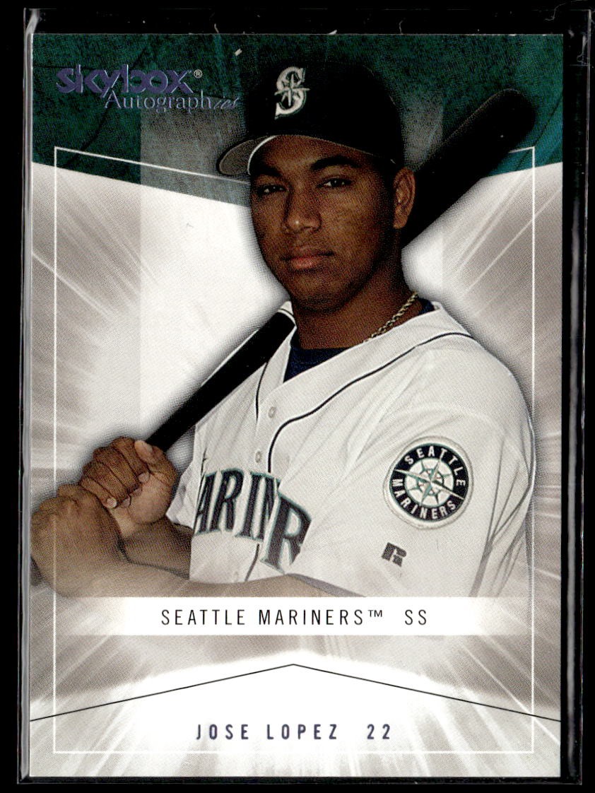 2005 SkyBox Autographics #99 Jose Lopez #/750