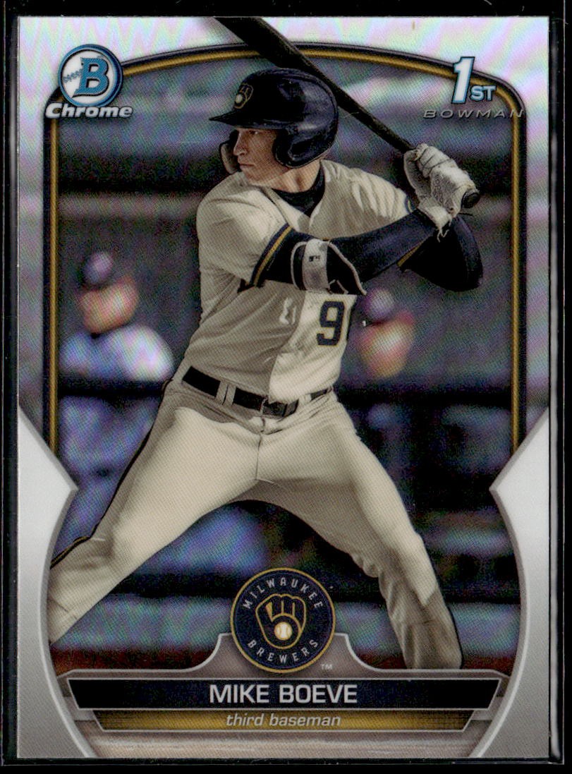 2023 Bowman Draft #BDC-192 Mike Boeve Chrome Refractor