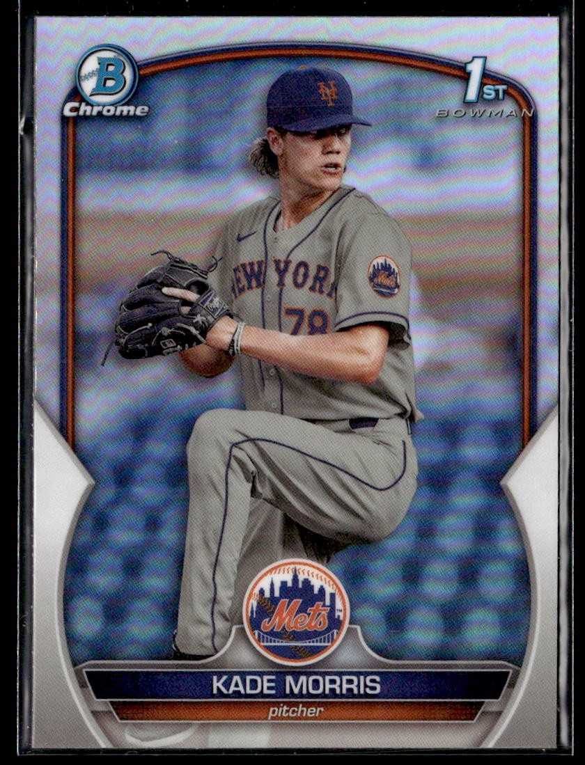 2023 Bowman Draft #BDC-86 Kade Morris Chrome Refractor