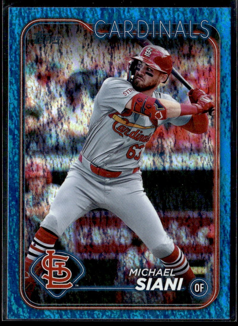 2024 Topps Update #US113 Michael Siani Blue Holofoil #/999