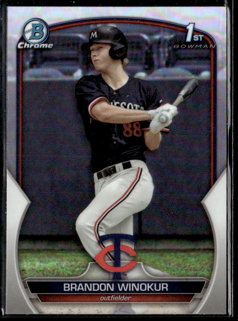 2023 Bowman Draft #BDC-69 Brandon Winokur Chrome Refractor