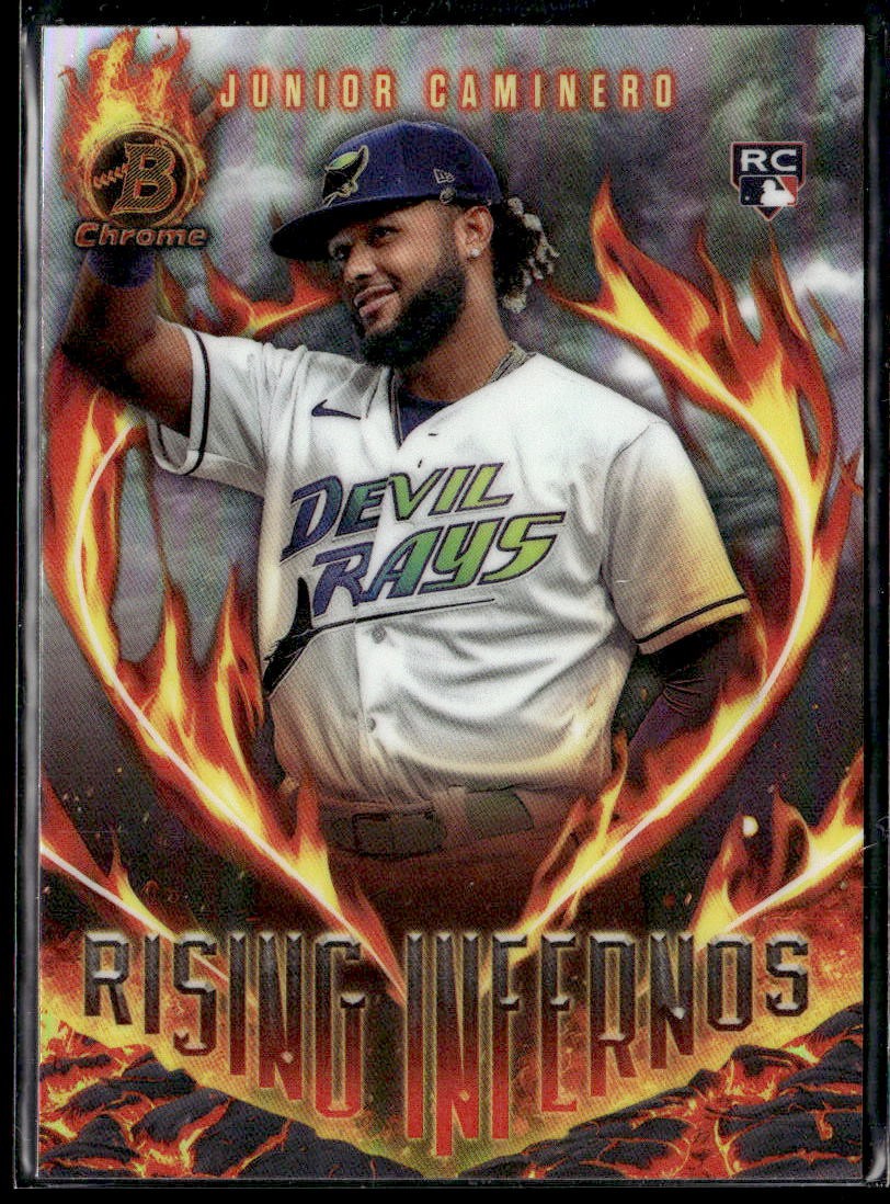 2024 Bowman #RI-6 Junior Caminero Rising Infernos