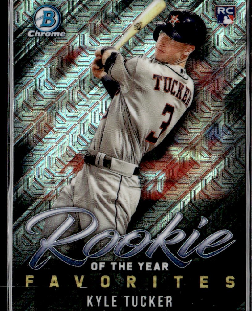 2019 Bowman #ROYF-1 Kyle Tucker Rookie of the Year Favorites Mojo Refractors