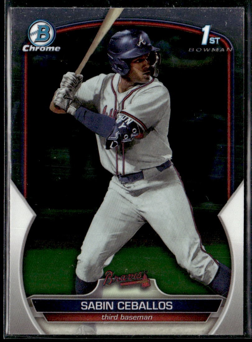 2023 Bowman Draft Sabin Ceballos Chrome
