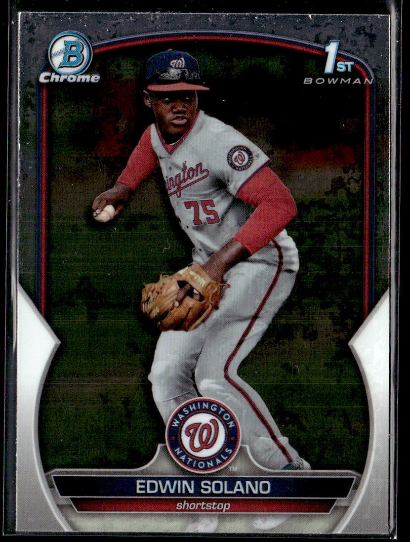 2023 Bowman Chrome Edwin Solano Prospects