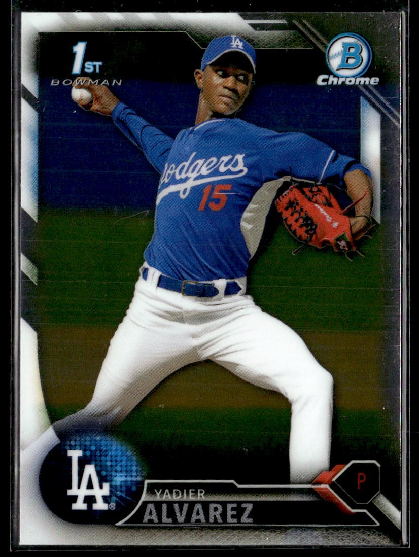 2016 Bowman Yadier Alvarez Chrome Prospects