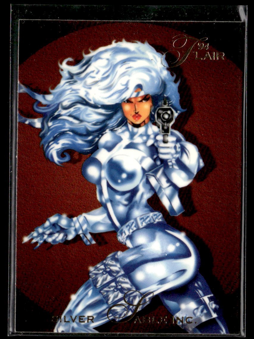 1994 Flair Marvel Annual #50 Silver Sable Inc.